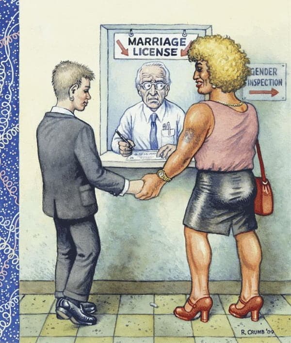 Rejected Crumb New Yorker Cover