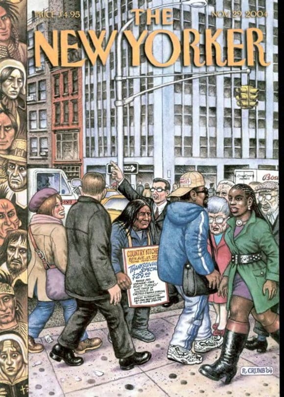 Robert Crumb cover for The New Yorker
