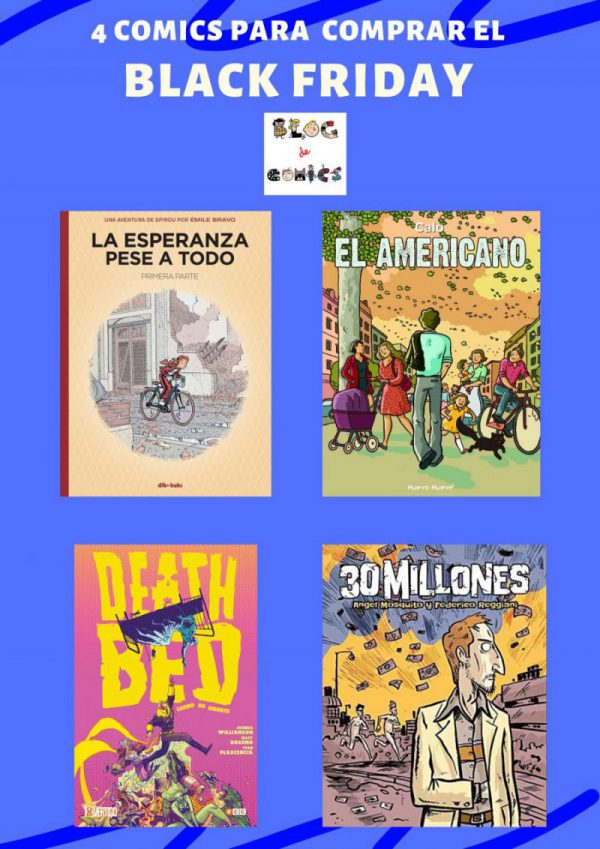 #recomendamos 4 cómics para comprar el Black Friday