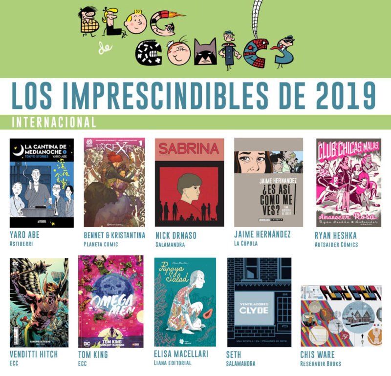 mejores comics internacionales 2019