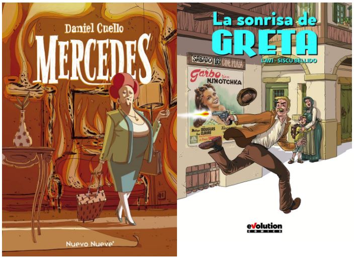 Comics a pares: «La sonrisa de Greta» y «Mercedes»