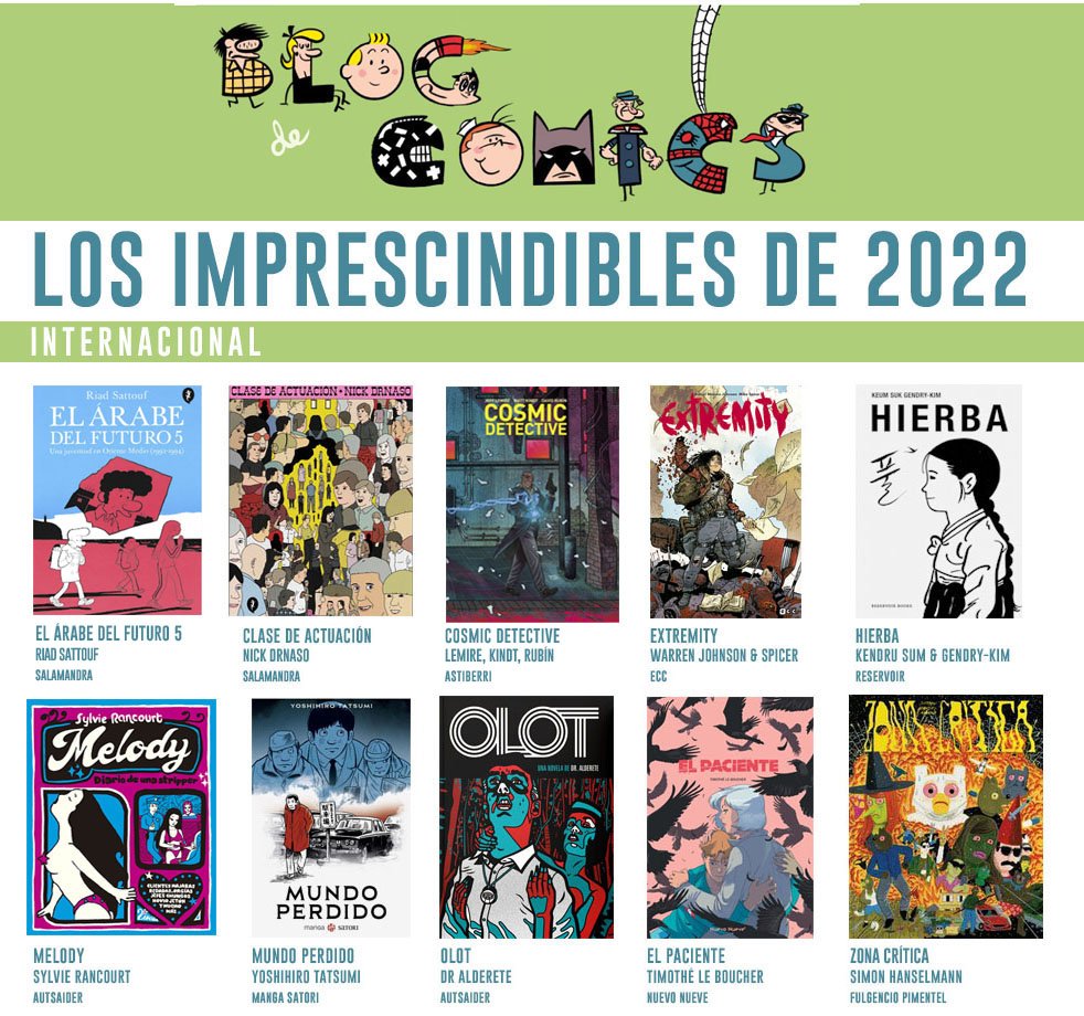 MEJORES COMICS INTERNACIONALES 2022