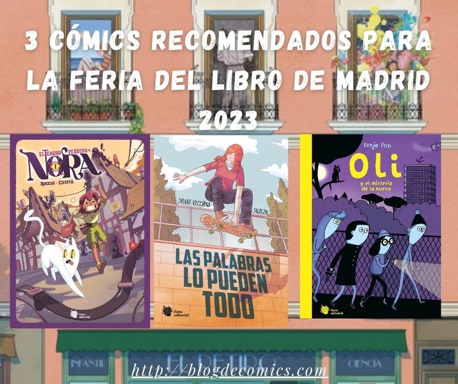 Descubre los mejores comics juveniles en la Feria del Libro de Madrid. Tres recomendaciones imprescindibles.