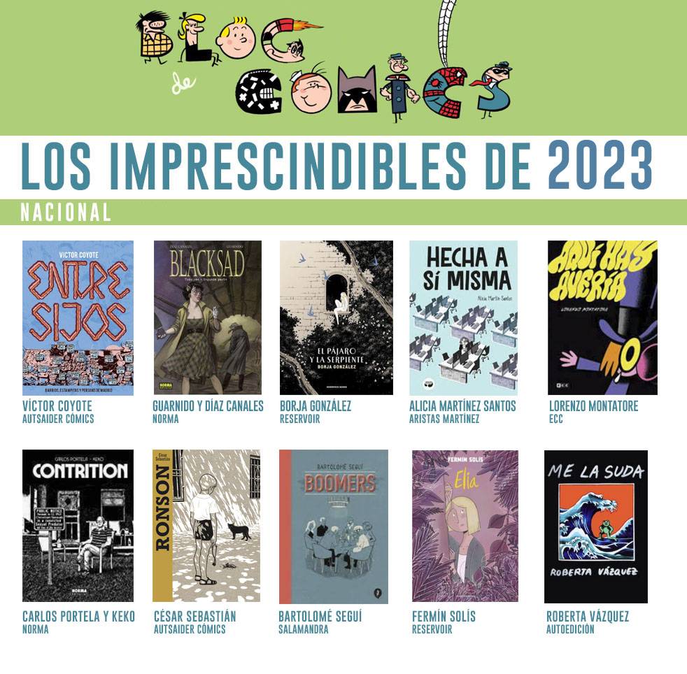 Los 10 mejores comics españoles de 2023