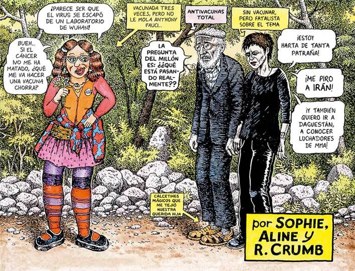 ¡Sálvese quien pueda! Cómics y dibujos de la familia Crumb