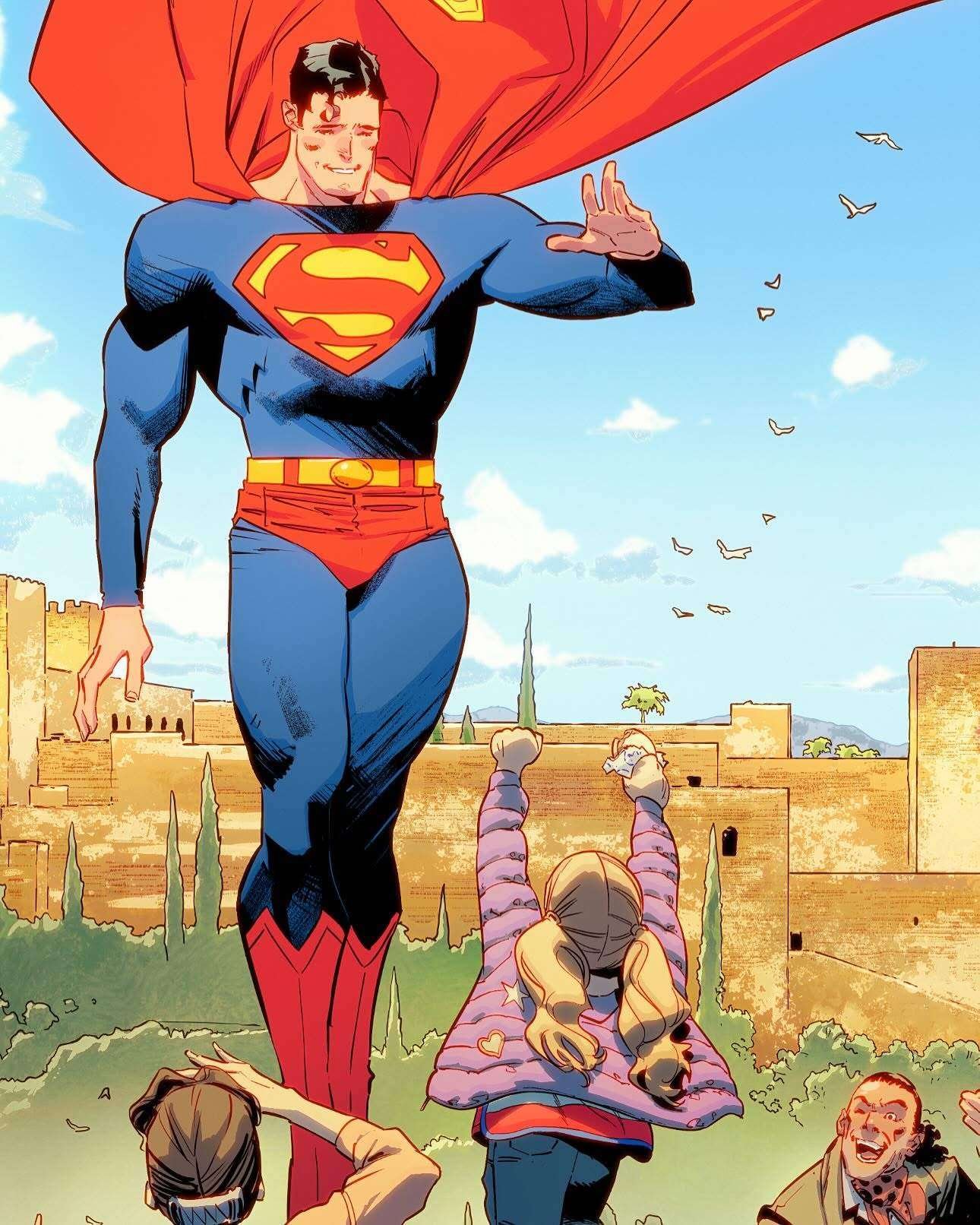 Superman en Granada: la luz de Clark Kent recorre la Alhambra