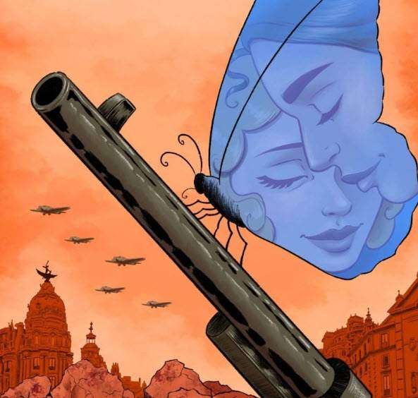 Reseña del cómic Las alas de la crisálida, una historia de lealtad, secretos y resistencia femenina en el Madrid de la Guerra Civil.