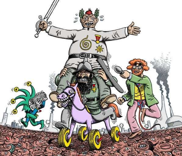 Reseña del cómic Ubú en el país de los Visigodos de Cósmica Editorial: sátira brutal sobre la política española actual
