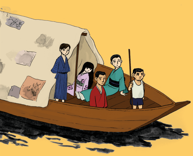 la barca de los cinco colores reseña manga