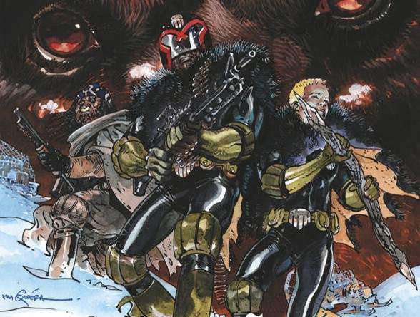 reseña comic juez dredd con uñas y dientes