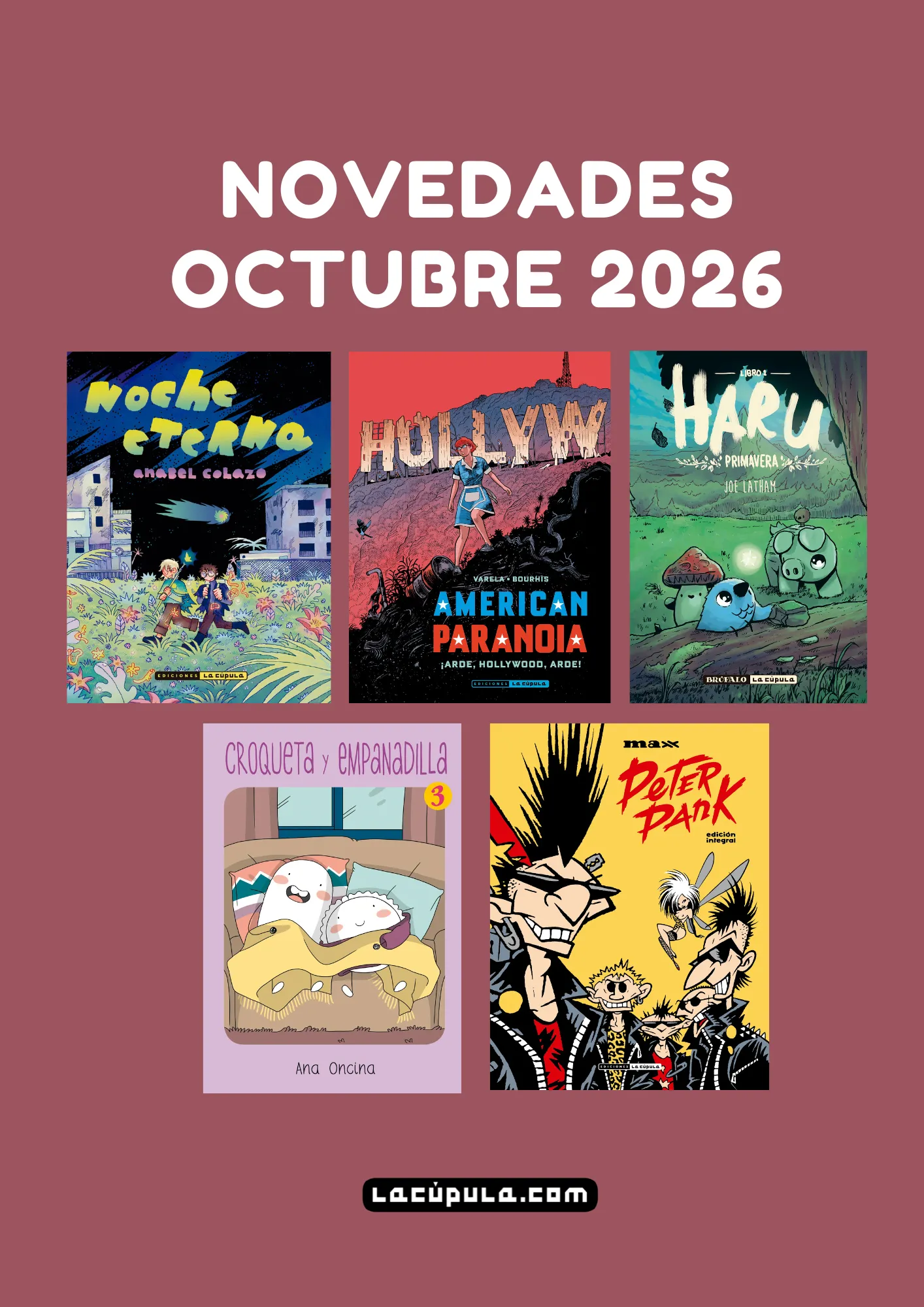 novedades la cúpula octubre 2026