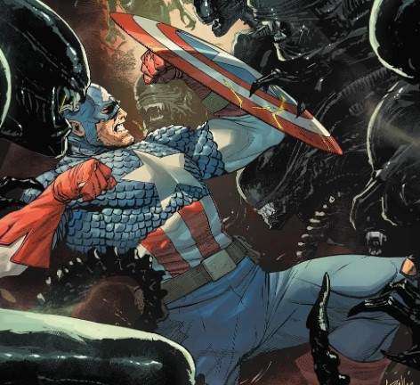 reseña comic alien vs capitan america